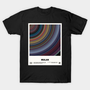 minimal_Mulan Abstract Circular Art Movie T-Shirt